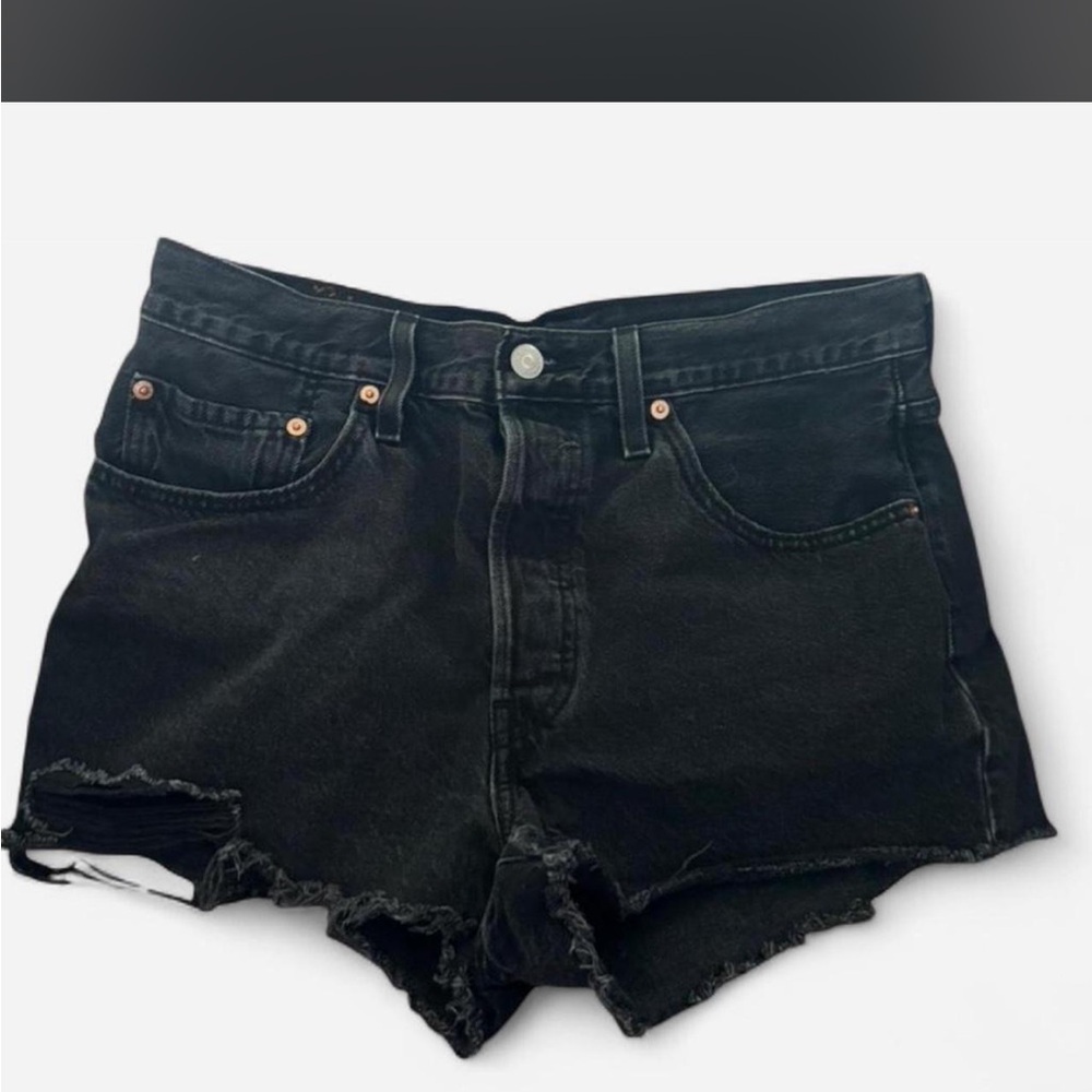 Levi's Black Jean Shorts